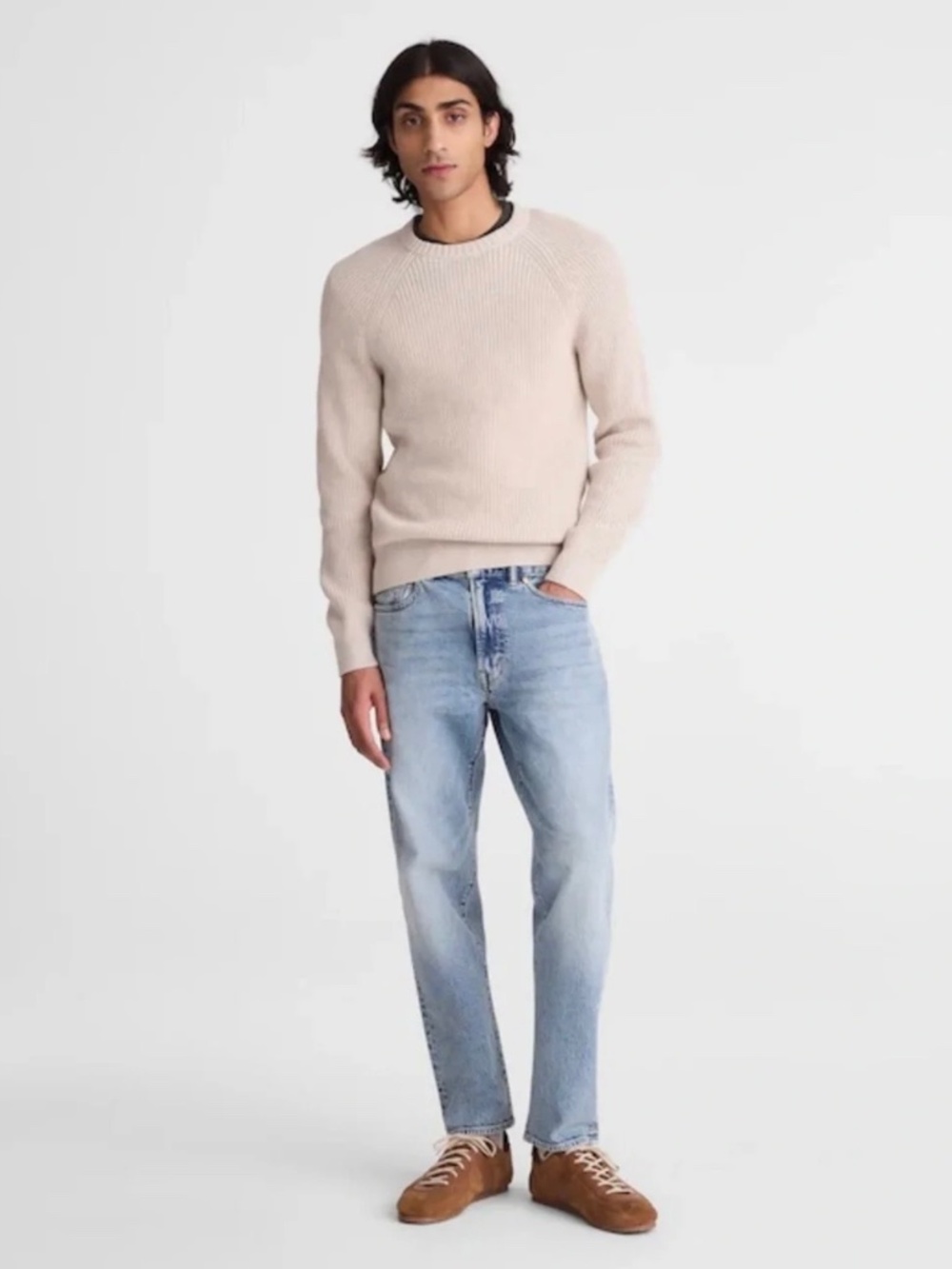 Madewell Relaxed Taper Jeans in Somers Wash-Stretch Size 34x30 $148NY966